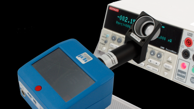 Measurement of a display with JETI spectraval 1511-focus